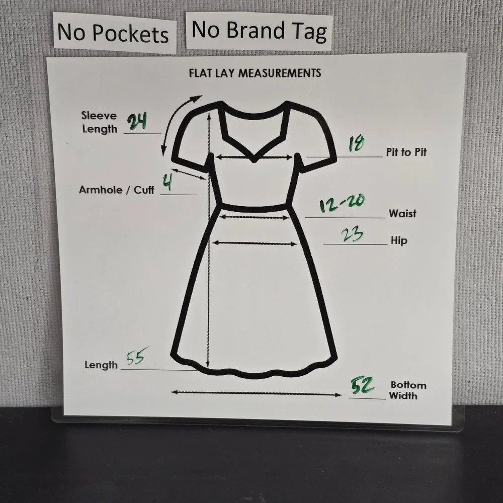 Unbranded measurements taken